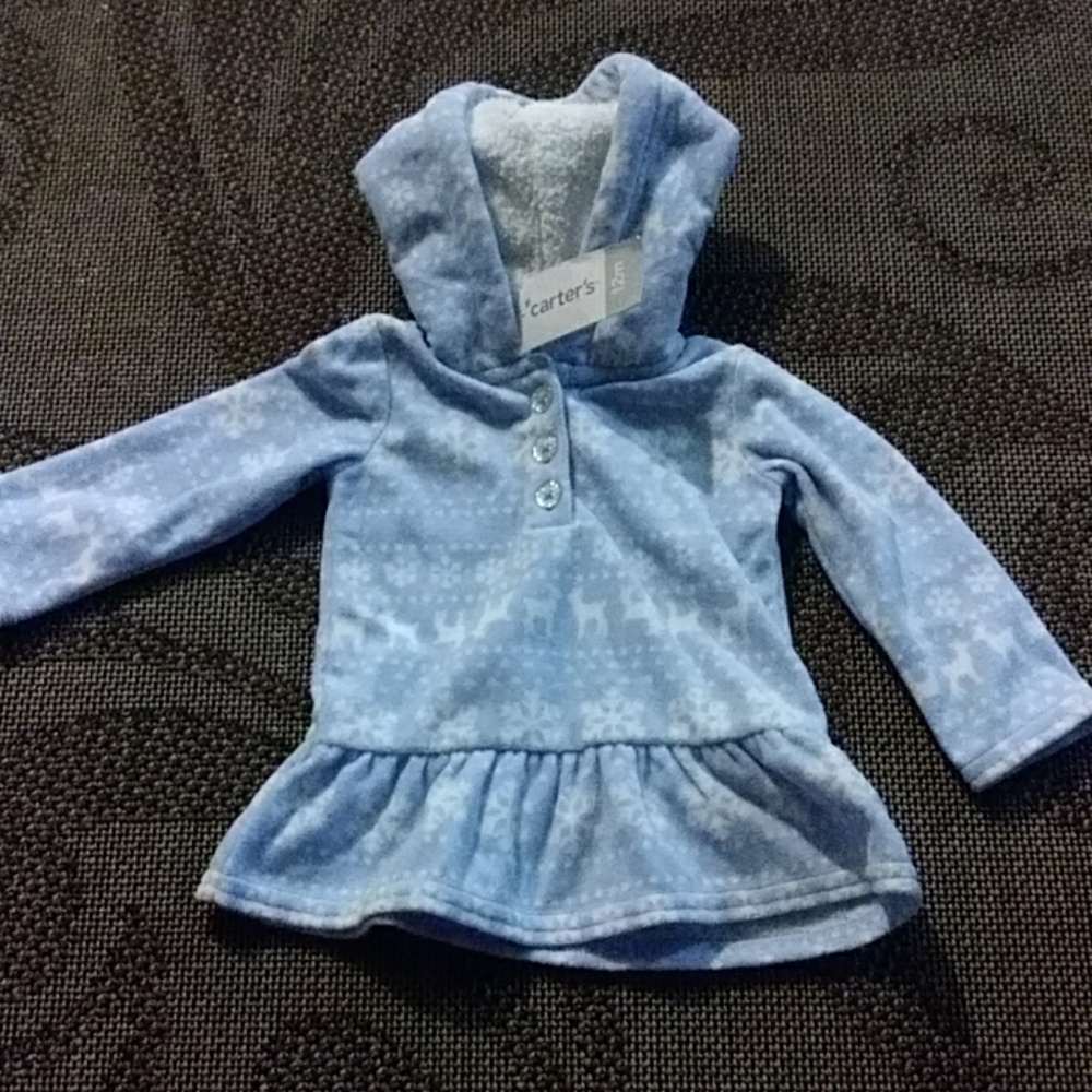 NWT Carter's Winter Wonderland fleece hoodie